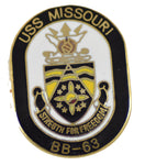 USS MISSOURI HAT PIN - HATNPATCH