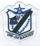 VMF-214 THE BLACKSHEEP PATCH - HATNPATCH