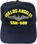 USS LOS ANGELES SSN-688 (Silver Dolphin) HAT - HATNPATCH