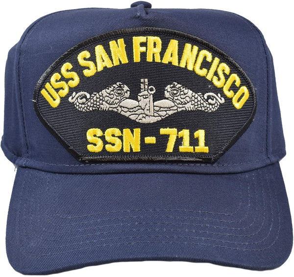 USS SAN FRANCISCO SSN-711 (Silver Dolphin) HAT - HATNPATCH