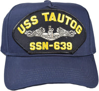 USS TAUTOG SSN-639 (Silver Dolphin) HAT - HATNPATCH